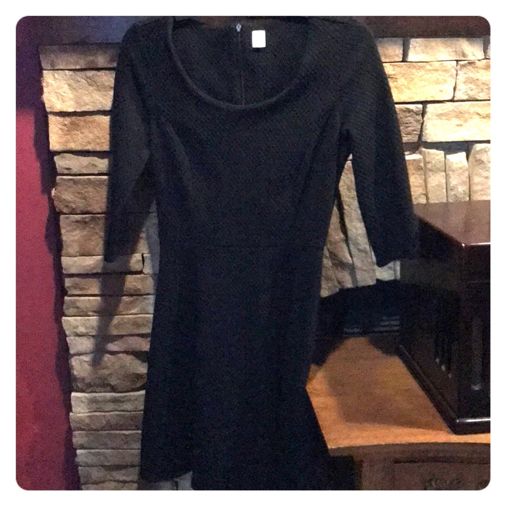 Comfy or dressy.  Black dress.